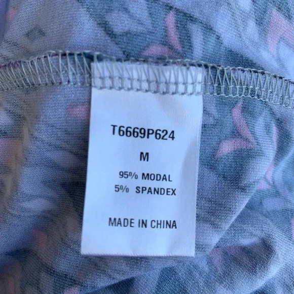 TART Women's Emory Tassel Fringe Tank Top Peacock Stripe Size M - Picture 8 of 9